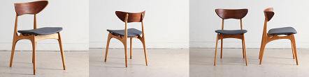 REFINISHED MCM Walnut & Ash Chairs by Deilcraft, 8 chairs available, PERFECT, 395 each, - Mid Century Modern Toronto