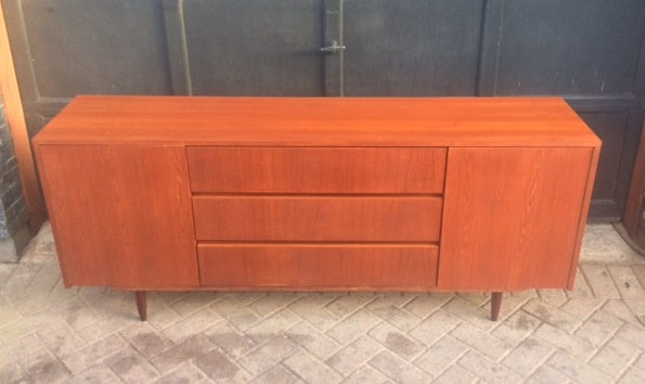 REFINISHED MCM Teak Sideboard Media Console 72" - Mid Century Modern Toronto