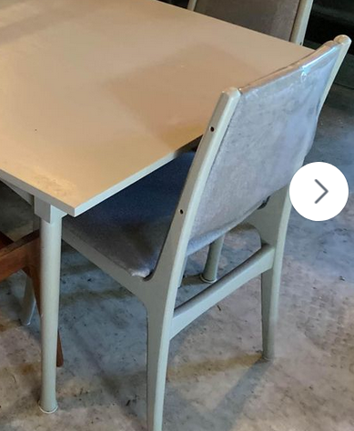 4 REFINISHED Danish Mid Century Modern Teak Chairs