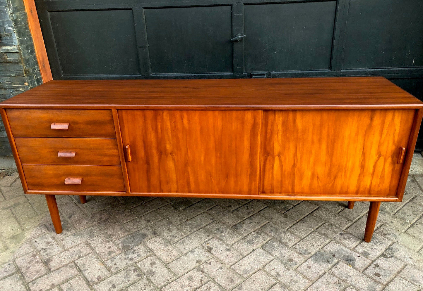 REFINISHED MCM Sideboard Buffet TV Media Console 70.5" - Mid Century Modern Toronto