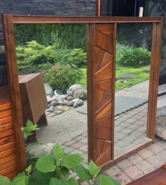 REFINISHED MCM Walnut Brutalist Bedroom SET in Paul Evans style, PERFECT - Mid Century Modern Toronto
