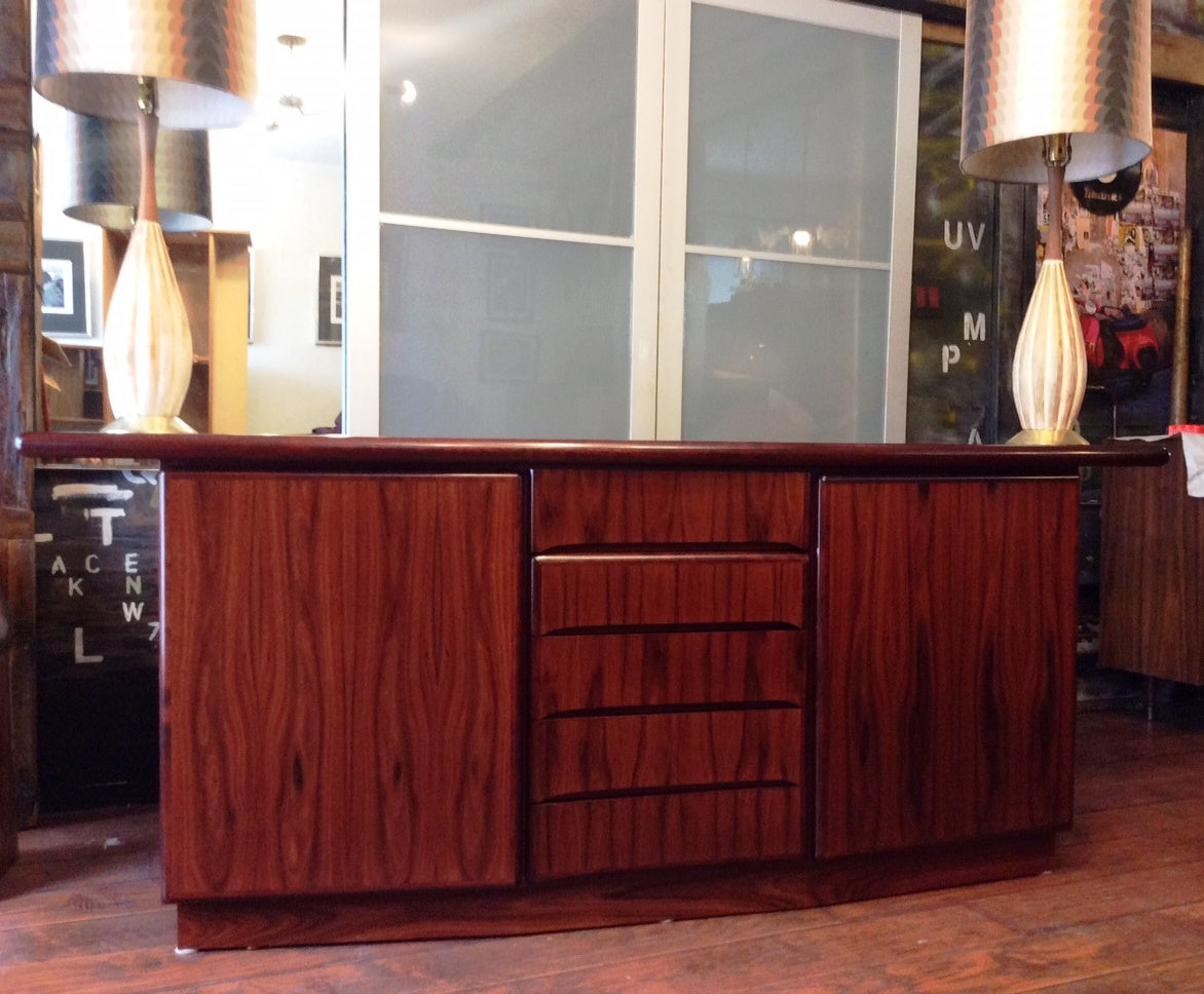 Danish Mid Century Modern Rosewood Sideboard or Media TV Console –like new - Mid Century Modern Toronto