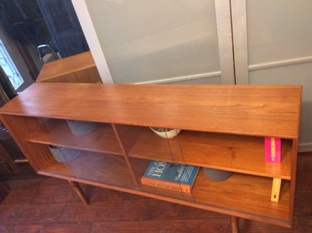 REFINISHED MCM Danish Display Bookcase China TV 60" - Mid Century Modern Toronto