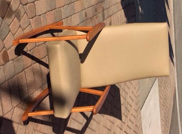 Mid-Century Modern Rocking Chair by Johanson REUPHOLSTERED REFINISHED - Mid Century Modern Toronto