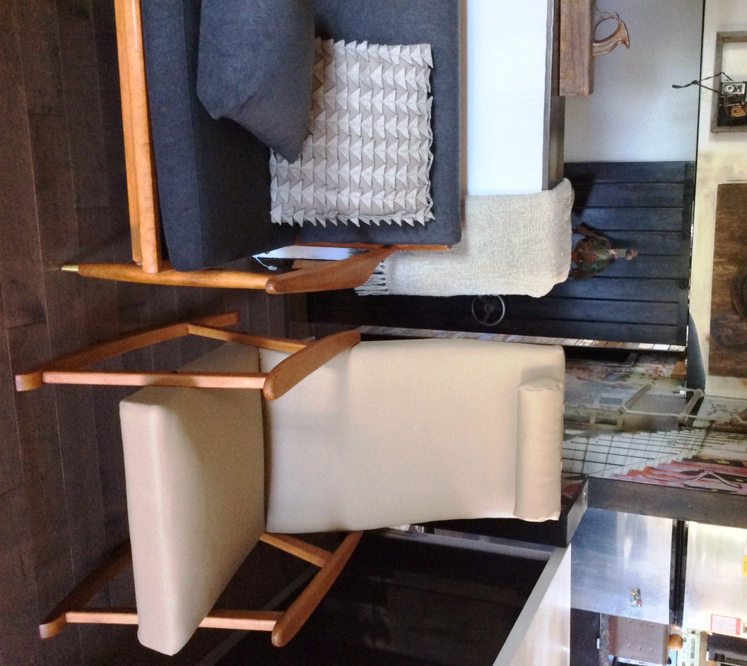 Mid-Century Modern Rocking Chair by Johanson REUPHOLSTERED REFINISHED - Mid Century Modern Toronto