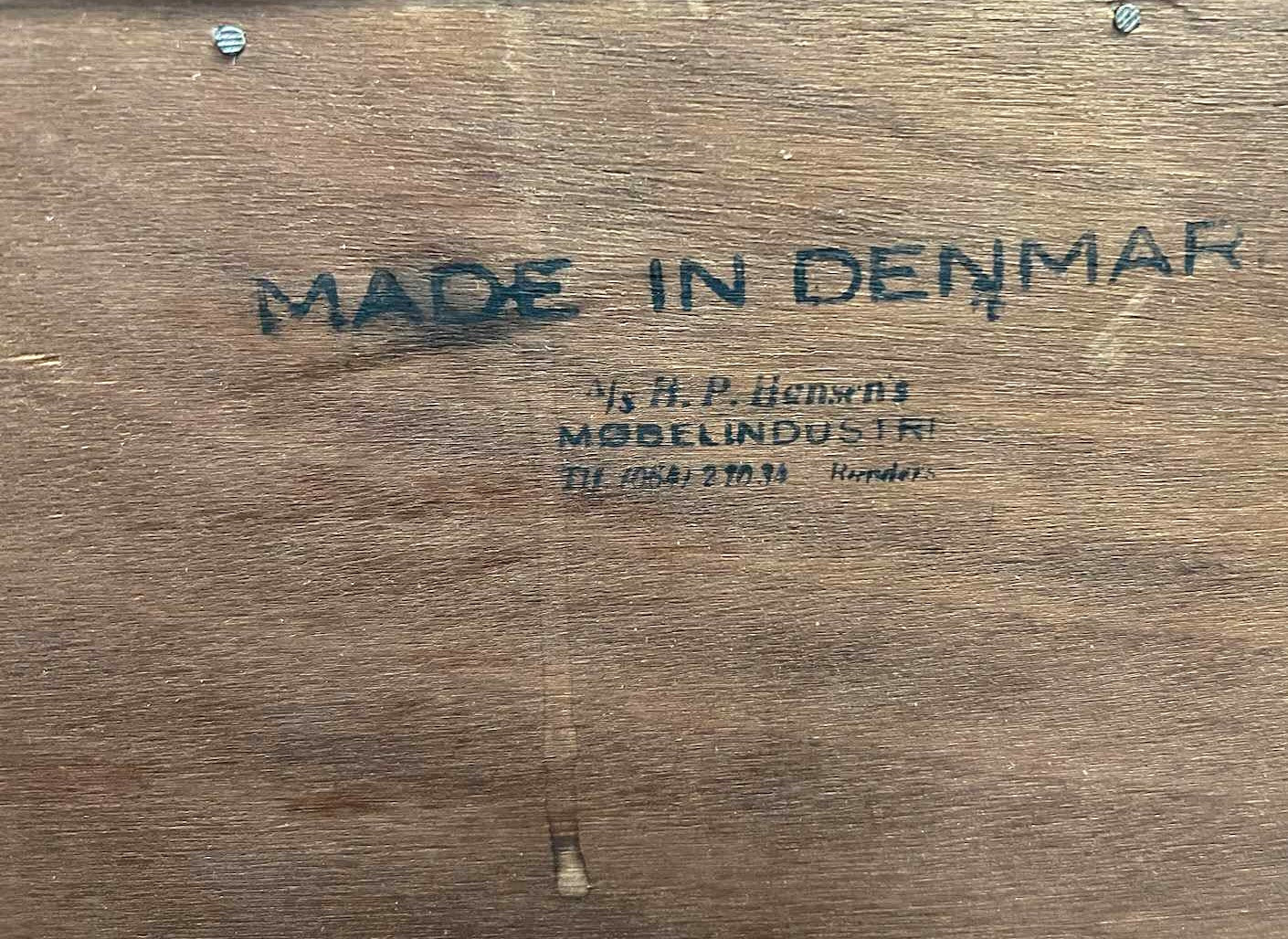 REFINISHED Danish Mid Century Modern Brazilian Rosewood Highboard by Arne Vodder 79"