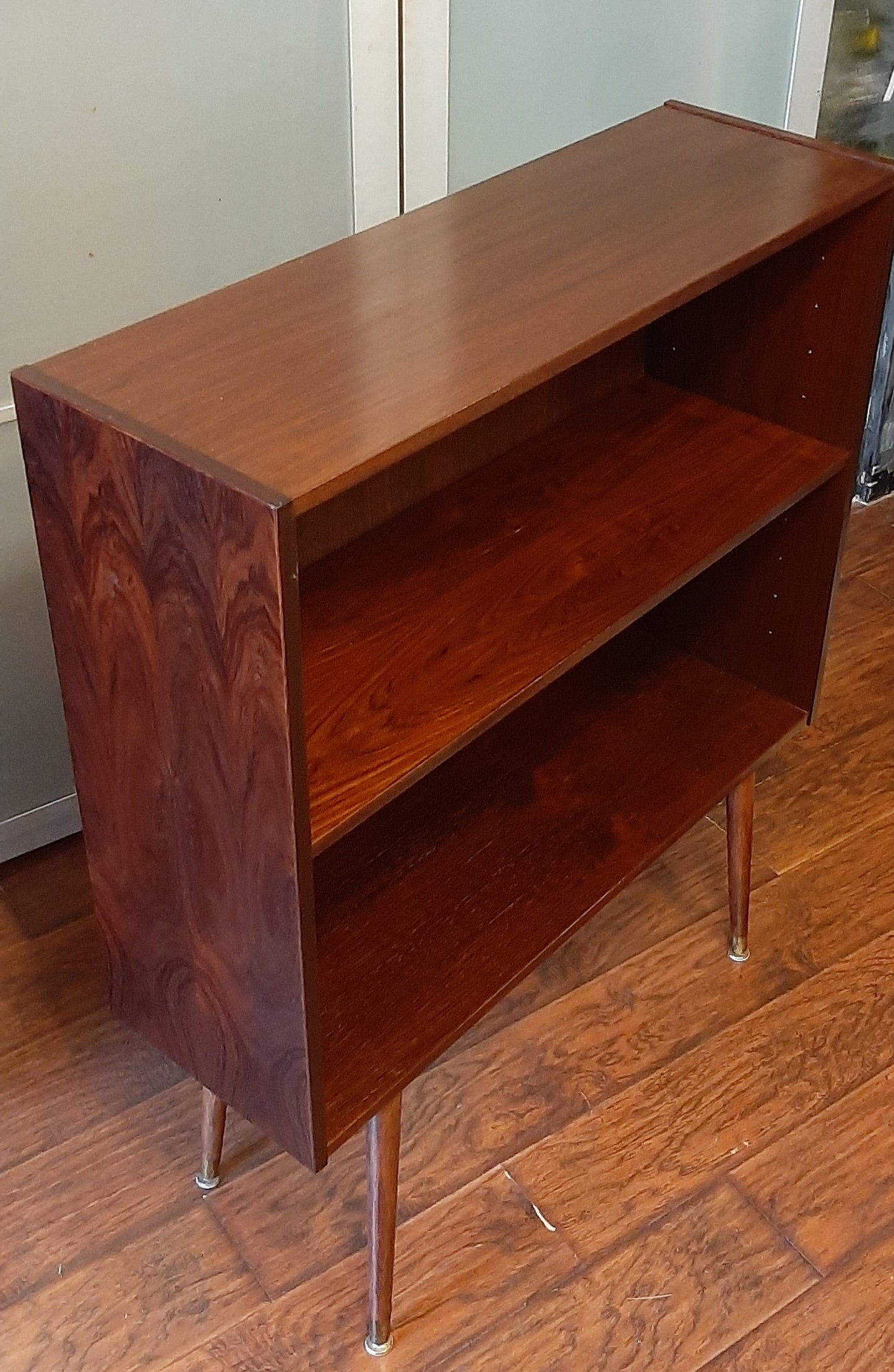 RESTORED Danish MCM Rosewood Bookcase, compact, 34.5"