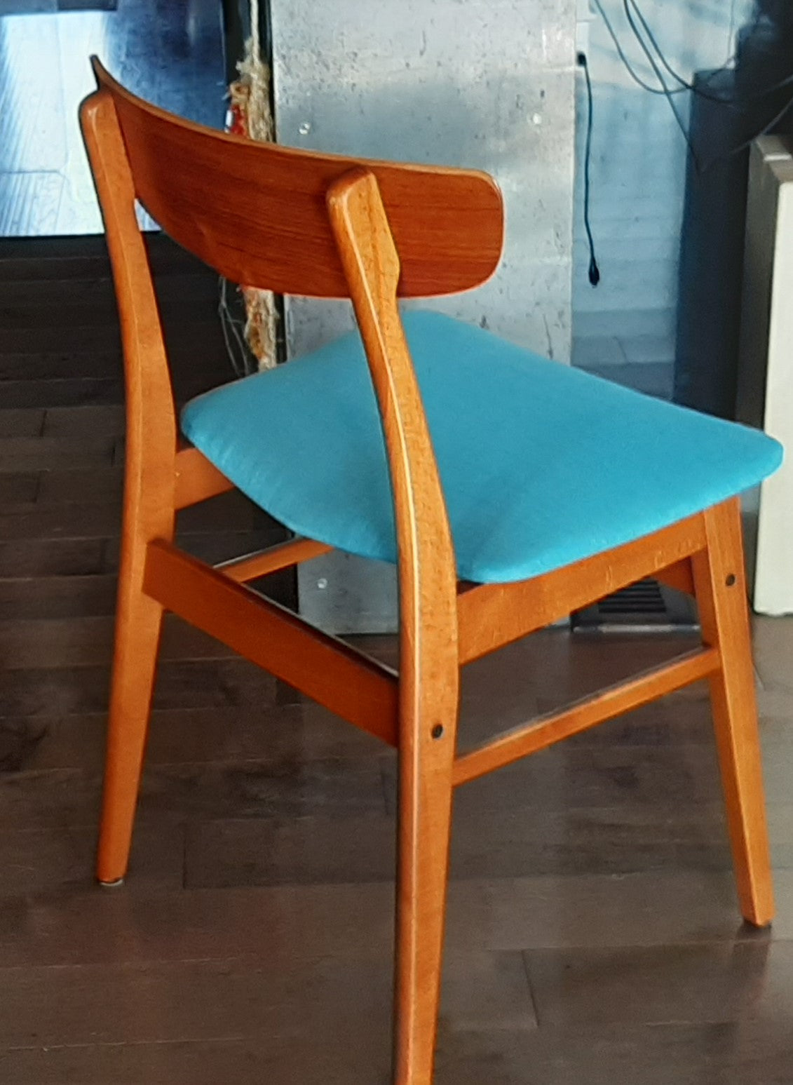 Single Danish MCM Teak Chair by Farstrup, Perfect