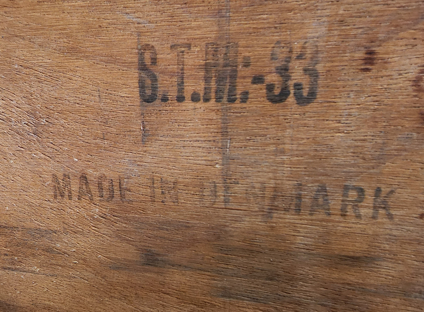 REFINISHED Danish Mid Century Modern Teak Sideboard by STM, Narrow 68.5"