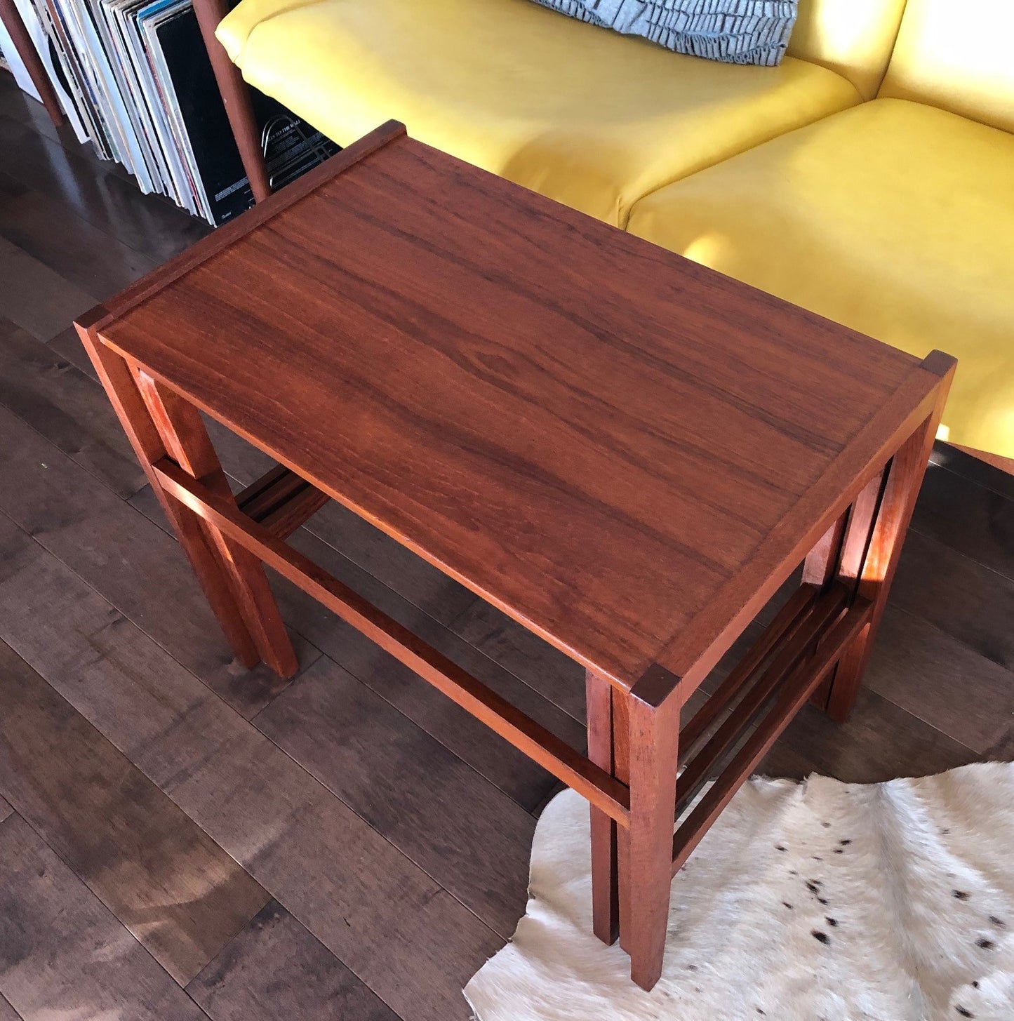 REFINISHED Danish Mid Century Modern set of 3 teak nesting tables, perfect - Mid Century Modern Toronto