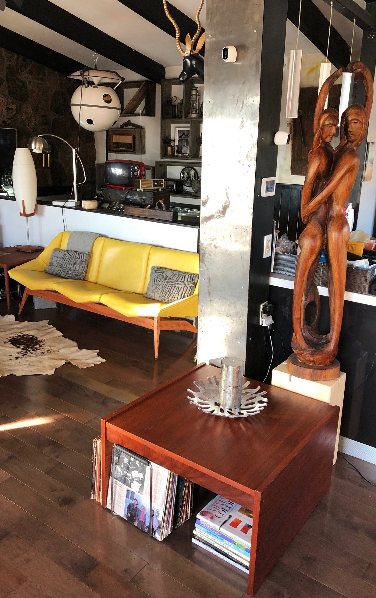 REFINISHED Danish MCM Teak Accent or Coffee Table large, square 30", perfect - Mid Century Modern Toronto