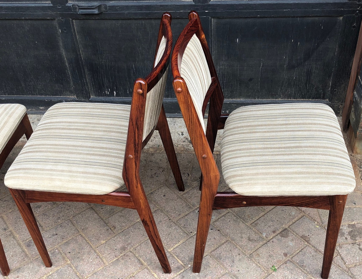4 Danish MCM Brazilian Rosewood Chairs by Spottrup RESTORED, each $275 - Mid Century Modern Toronto