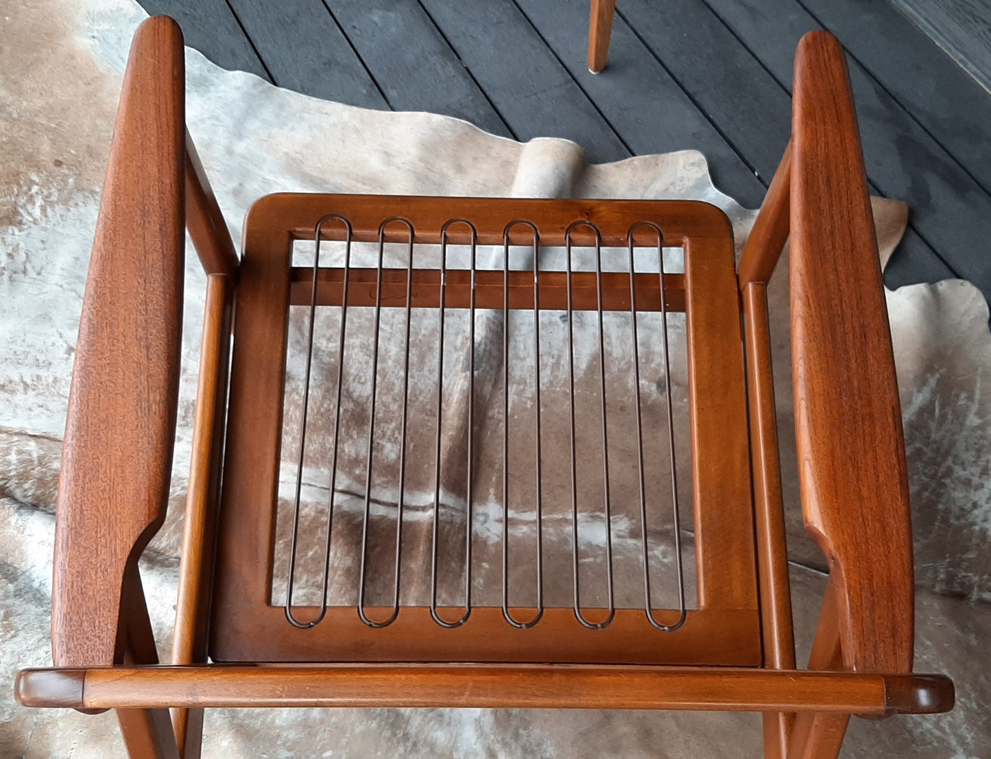 REFINISHED Danish MCM Teak Lounge Armchair, like new - Mid Century Modern Toronto