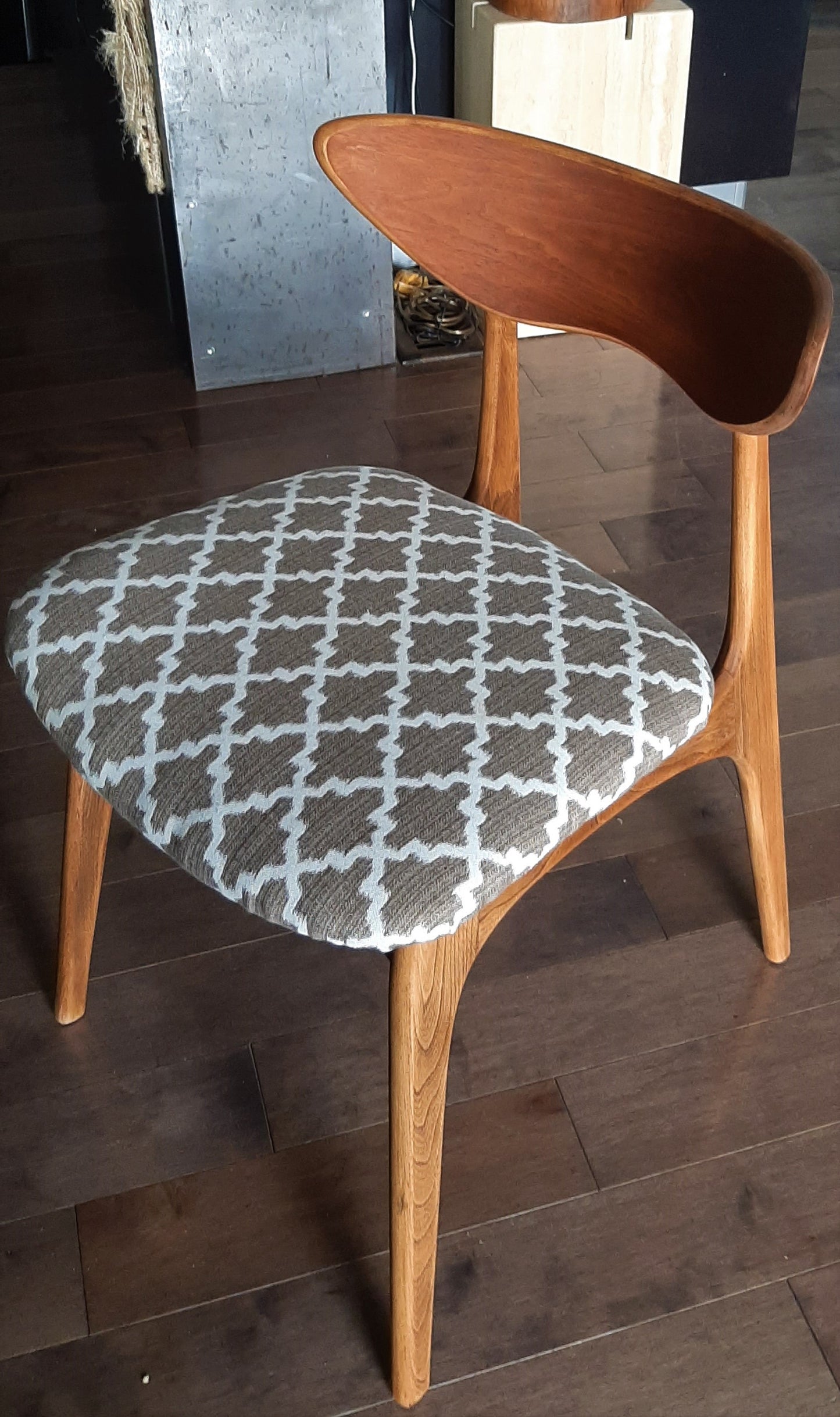REFINISHED MCM Walnut & Ash Chairs by Deilcraft, 8 chairs available, PERFECT, 395 each, - Mid Century Modern Toronto