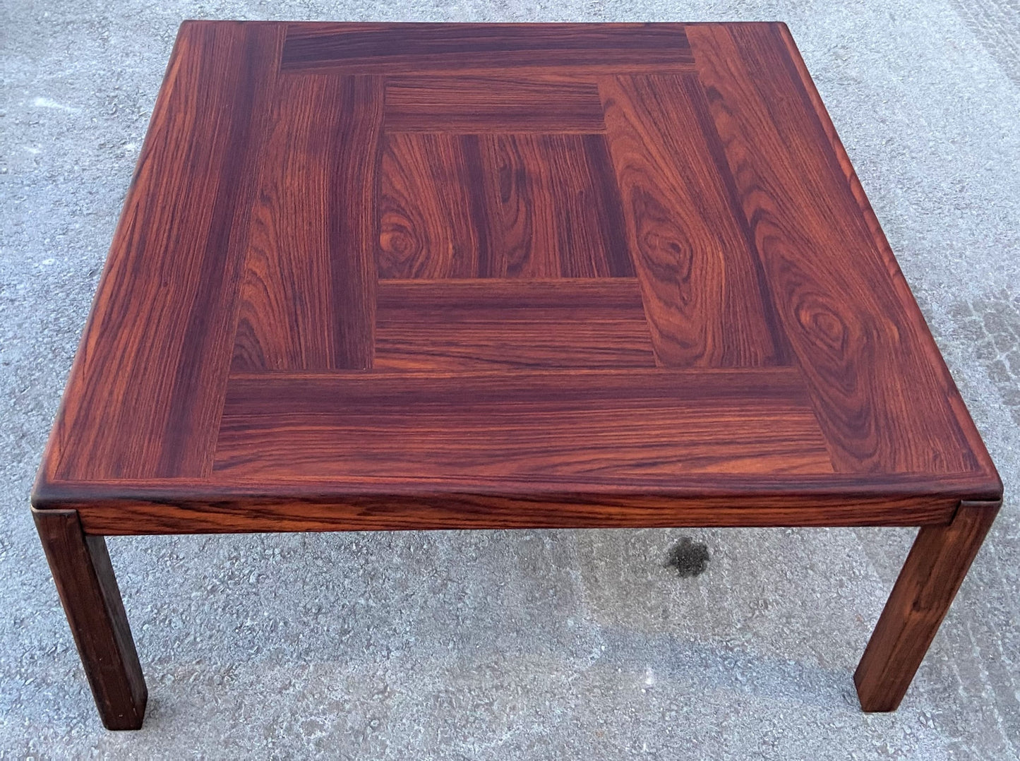 REFINISHED Danish MCM Rosewood Coffee Table, PERFECT