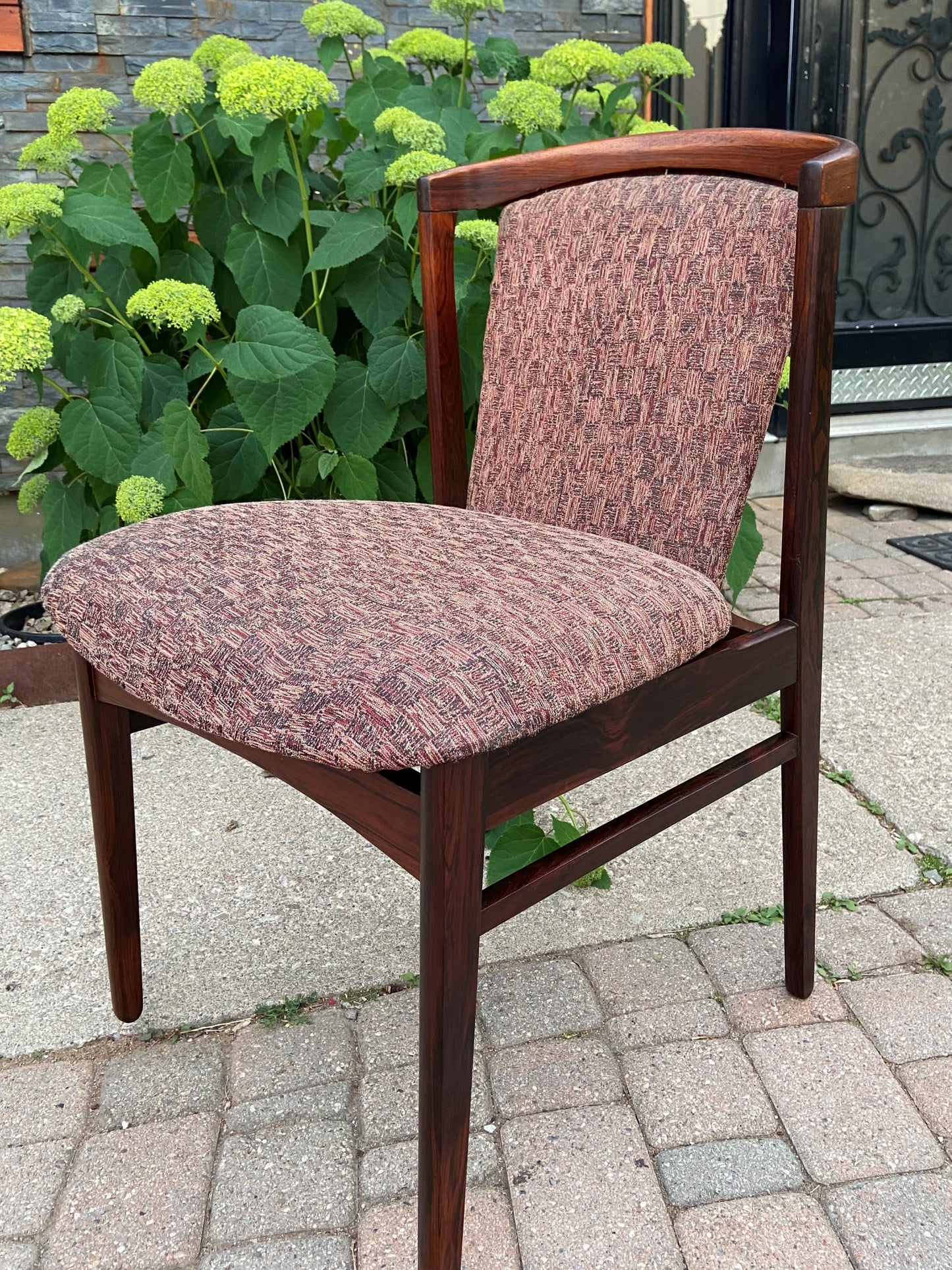 5 REFINISHED Danish MCM Rosewood Chairs by Erik Buch REUPHOLSTERED