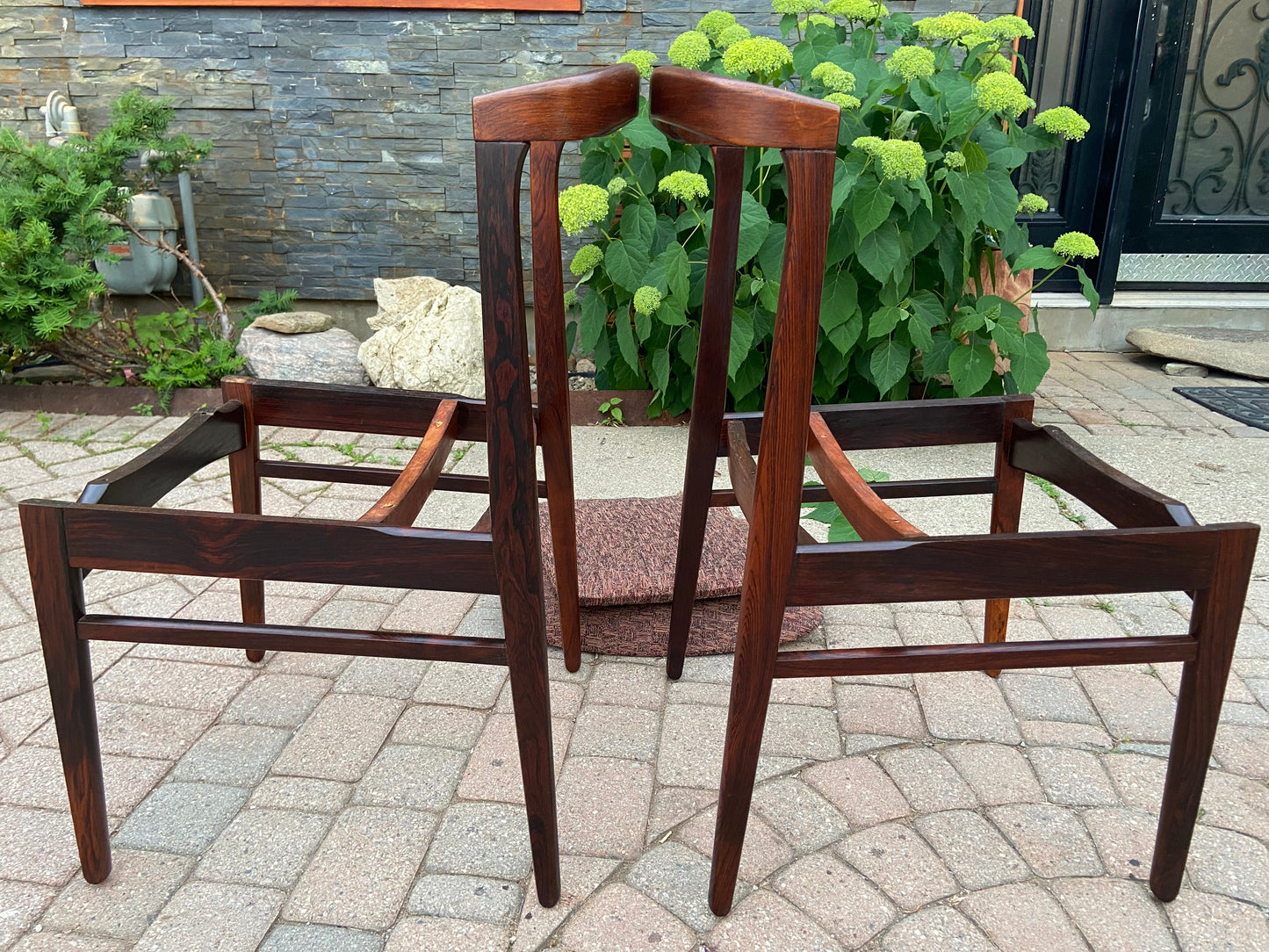 5 REFINISHED Danish MCM Rosewood Chairs by Erik Buch REUPHOLSTERED
