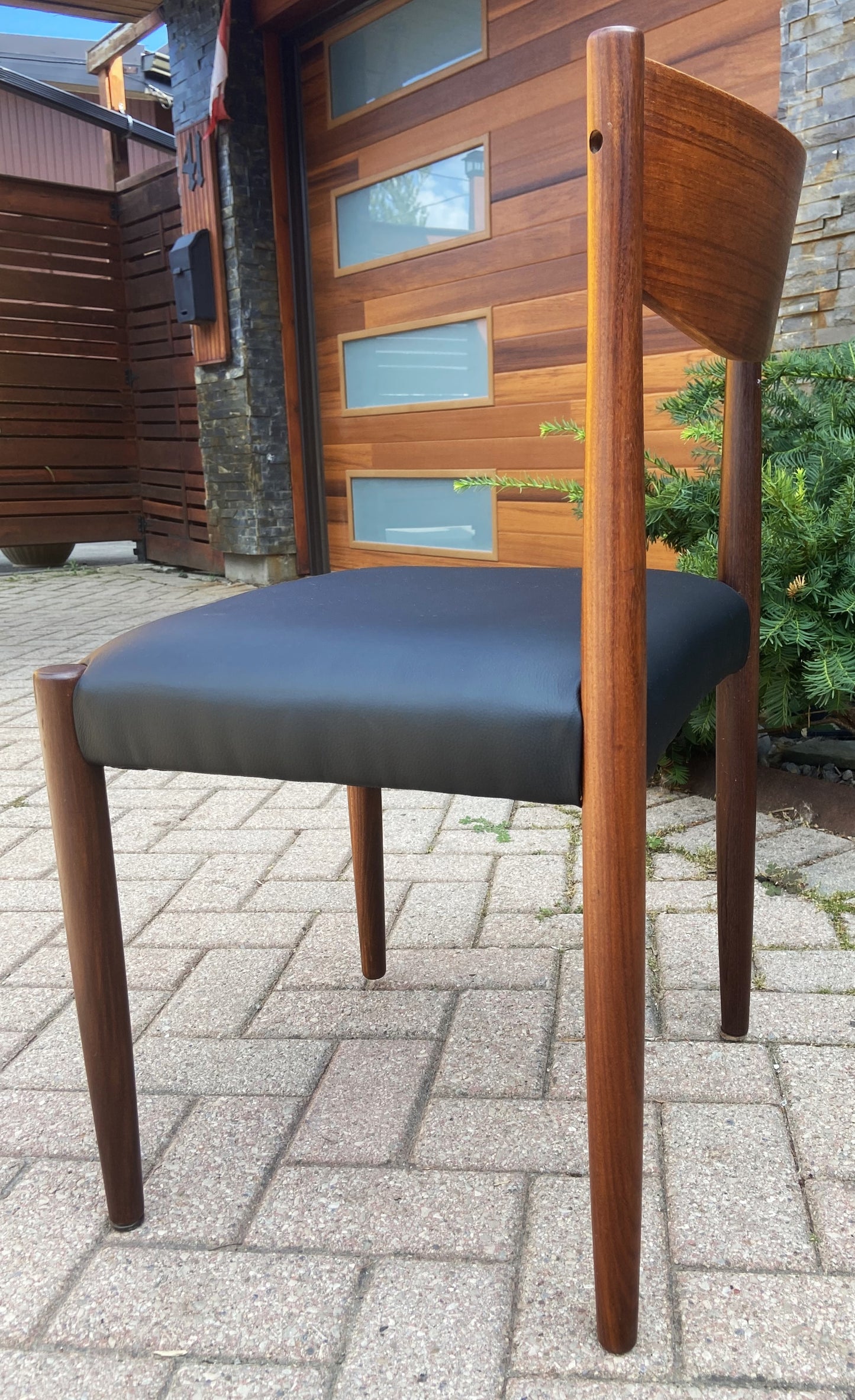 6 REFINISHED REUPHOLSTERED Danish MCM Teak Chairs by P. Volther for Frem Rojle