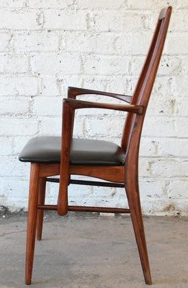 6 Danish MCM Niels Koefoed Eva Rosewood Chairs - Mid Century Modern Toronto