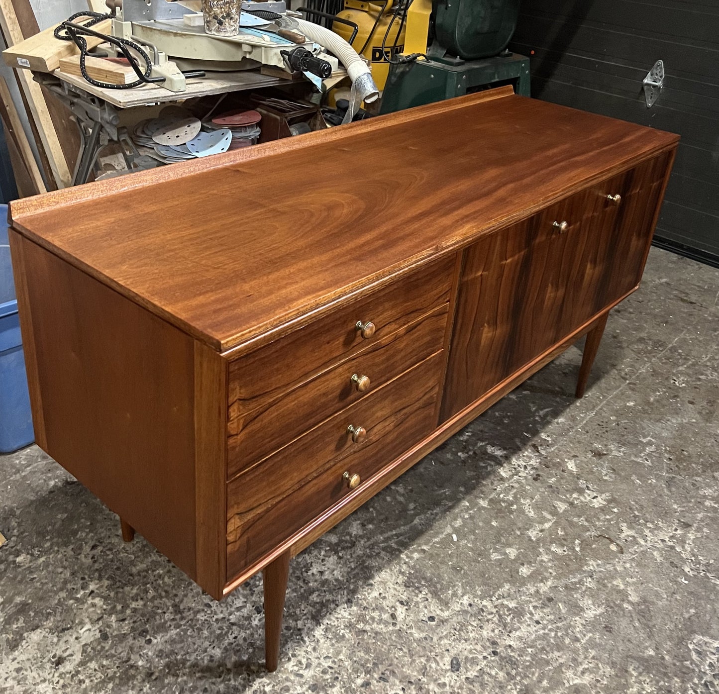 REFINISHED MCM Rosewood Sideboard by R. Heritage for Archie Shine 60"