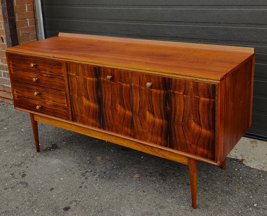 REFINISHED MCM Rosewood Sideboard by R. Heritage for Archie Shine 60"