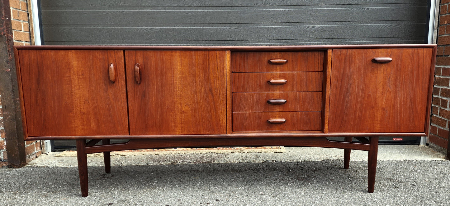 REFINISHED Mid Century Modern Sideboard by Victor B Wilkins for G-Plan 81"