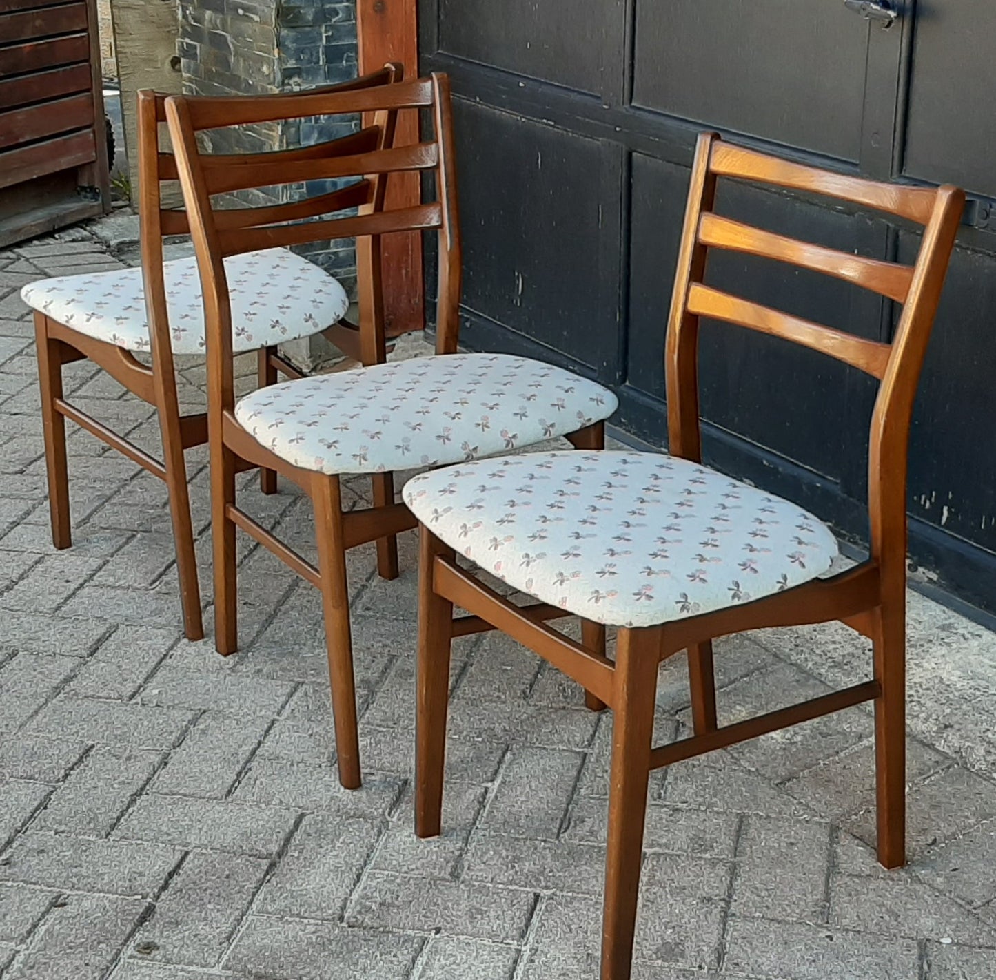 Mid Century Modern Walnut Chairs Restored, 3 for the price of 2 - Mid Century Modern Toronto