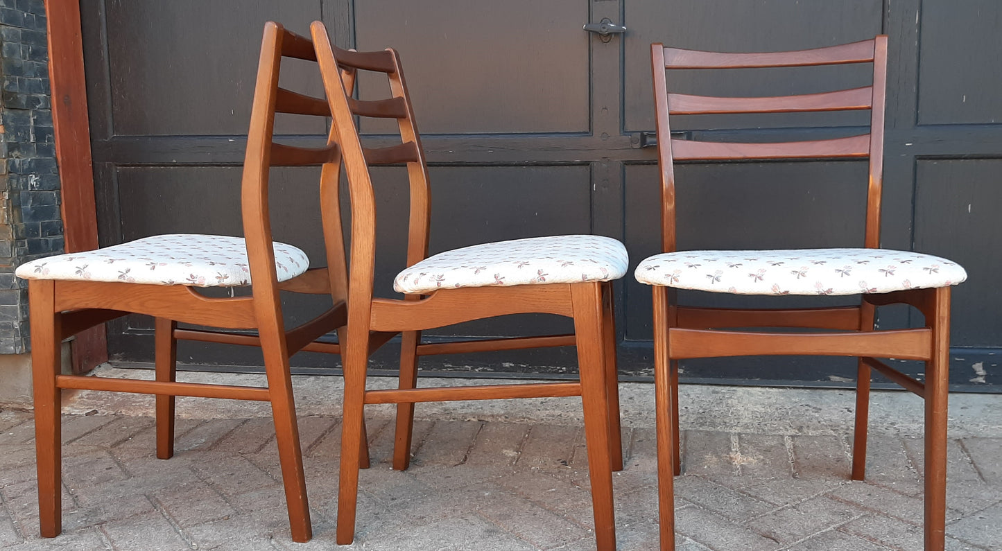 Mid Century Modern Walnut Chairs Restored, 3 for the price of 2 - Mid Century Modern Toronto