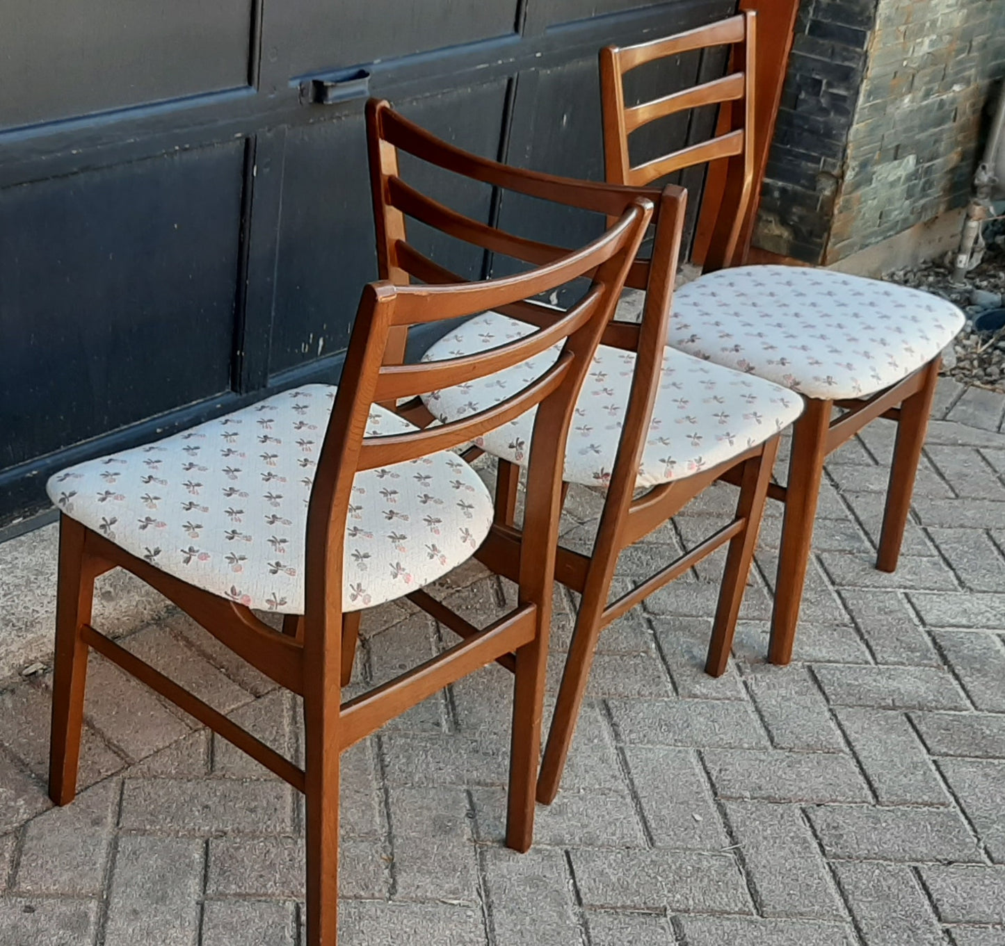 Mid Century Modern Walnut Chairs Restored, 3 for the price of 2 - Mid Century Modern Toronto