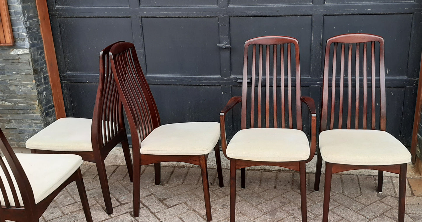 6 MCM Rosewood Chairs by Svegards Markaryd, PERFECT - Mid Century Modern Toronto