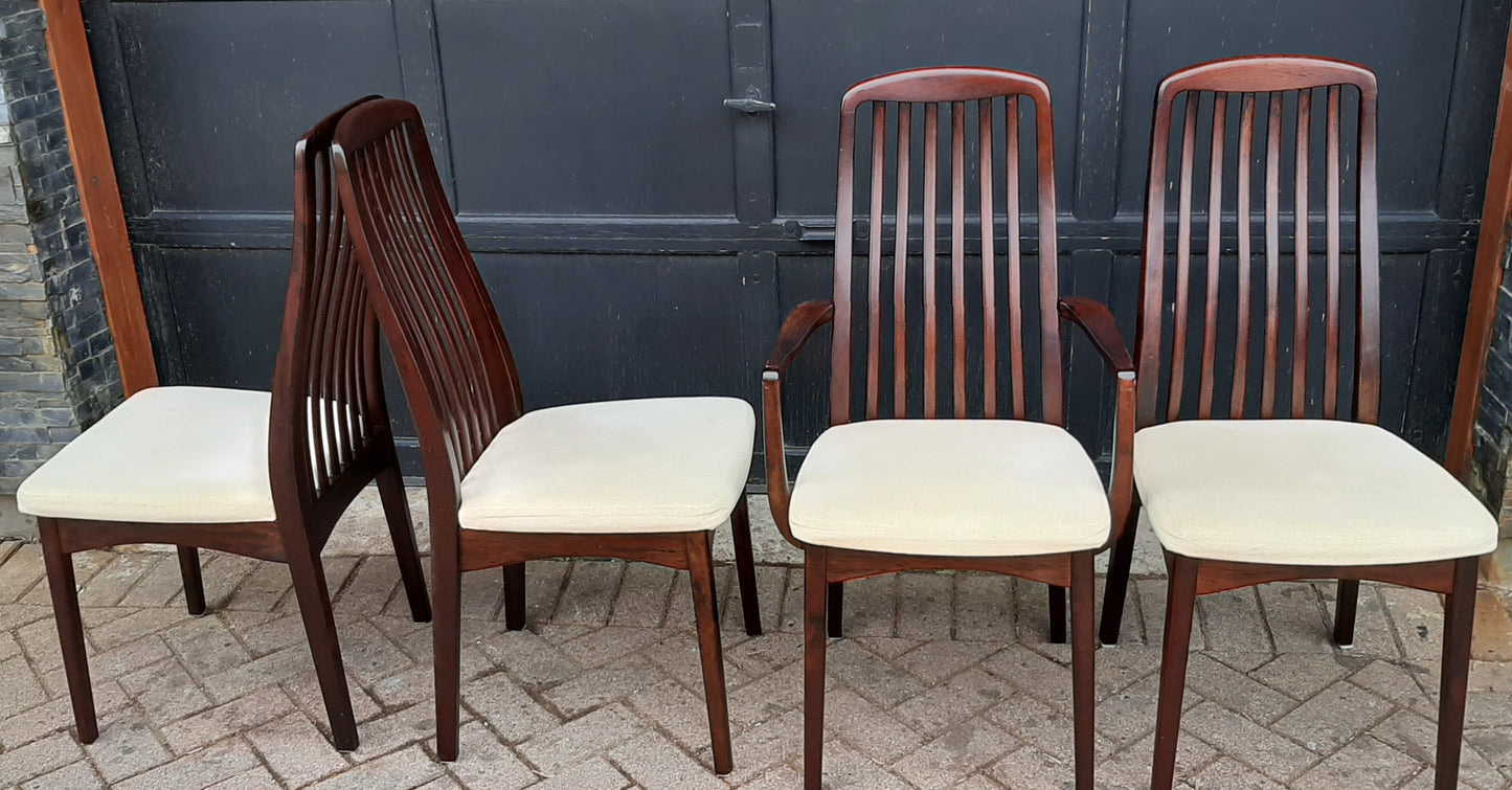 6 MCM Rosewood Chairs by Svegards Markaryd, PERFECT - Mid Century Modern Toronto