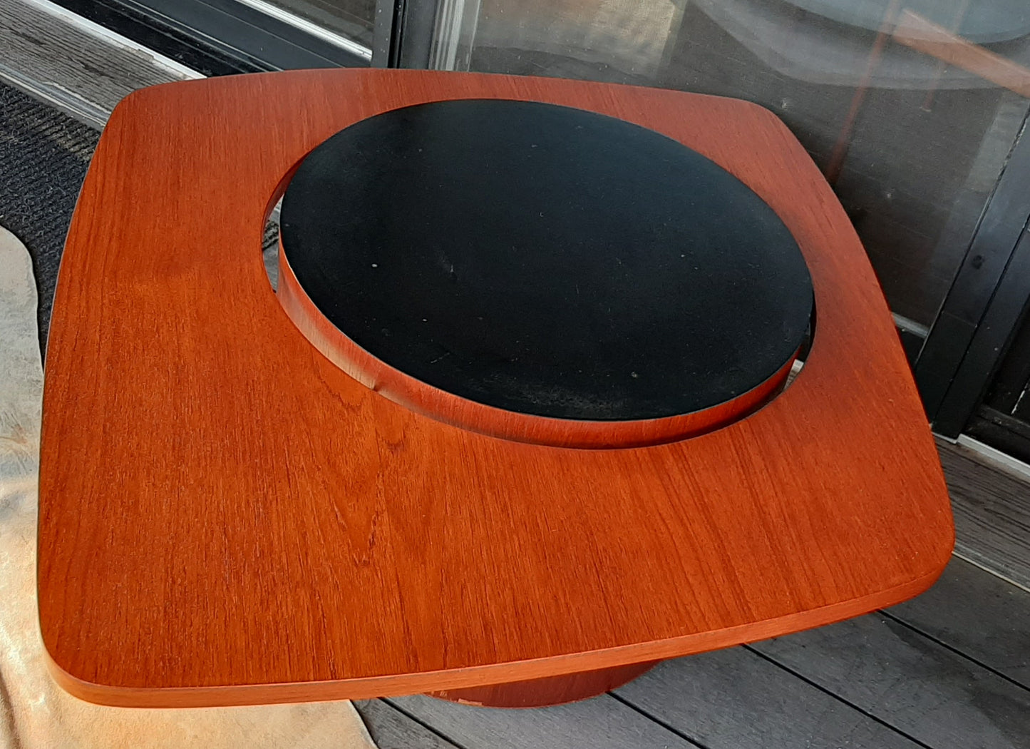 REFINISHED MCM Teak Martini Table by RS Associates, PERFECT