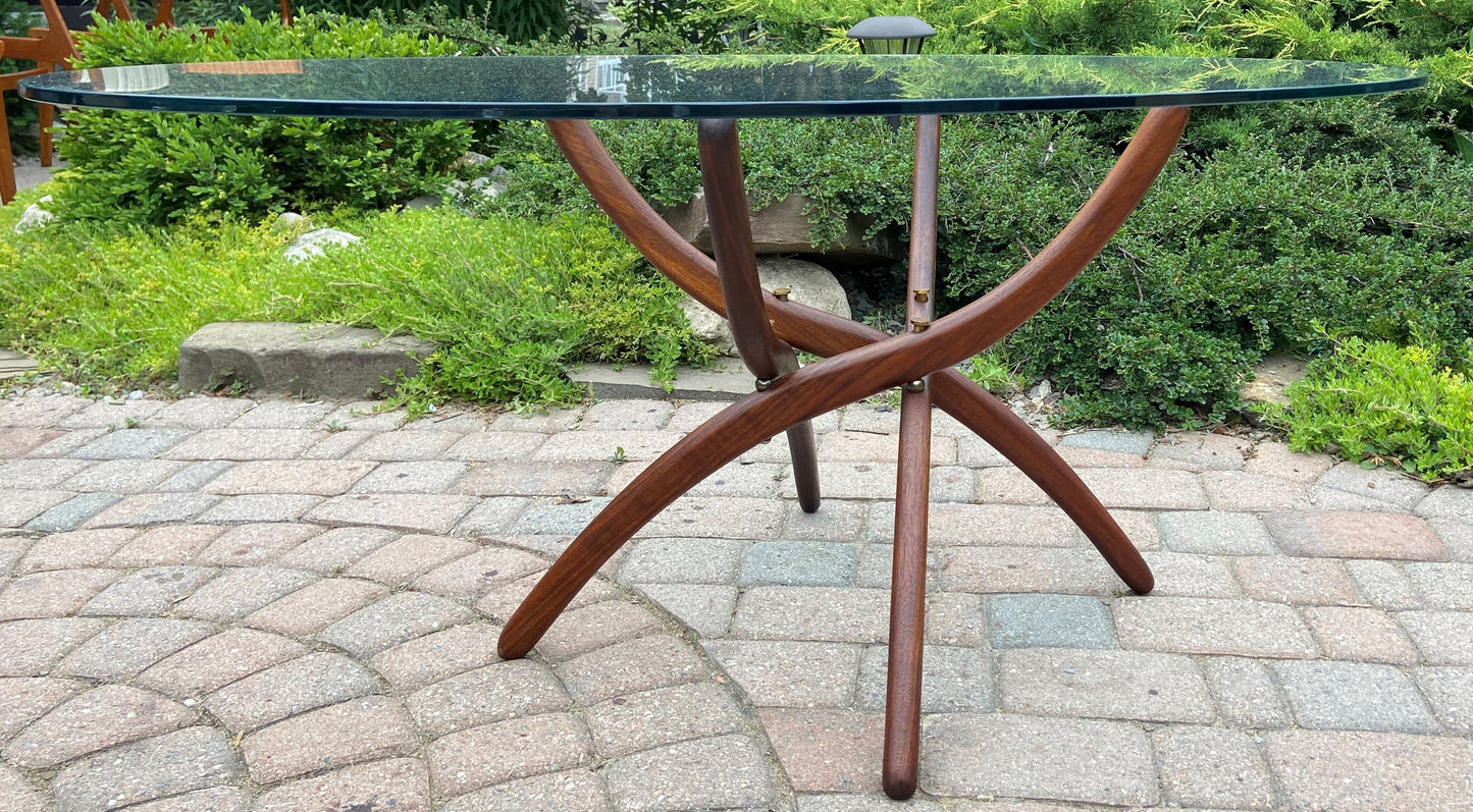 REFINISHED Mid Century Modern Teak Coffee Table by Forest Wilson, Perfect