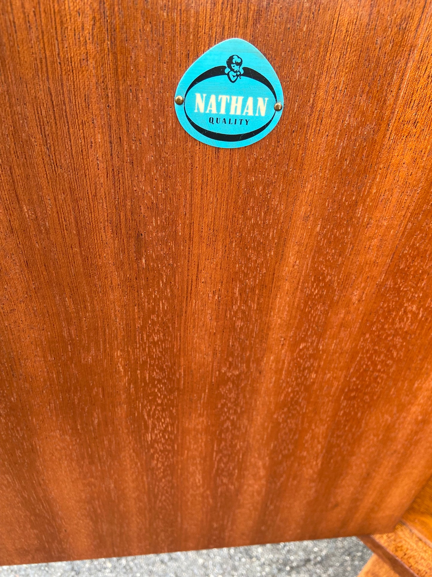 REFINISHED Mid Century Modern Teak Buffet Bar by Nathan 48", Perfect