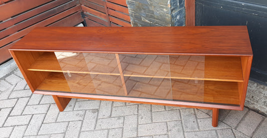 REFINISHED MCM  Teak Display Bookcase 5 ft PERFECT
