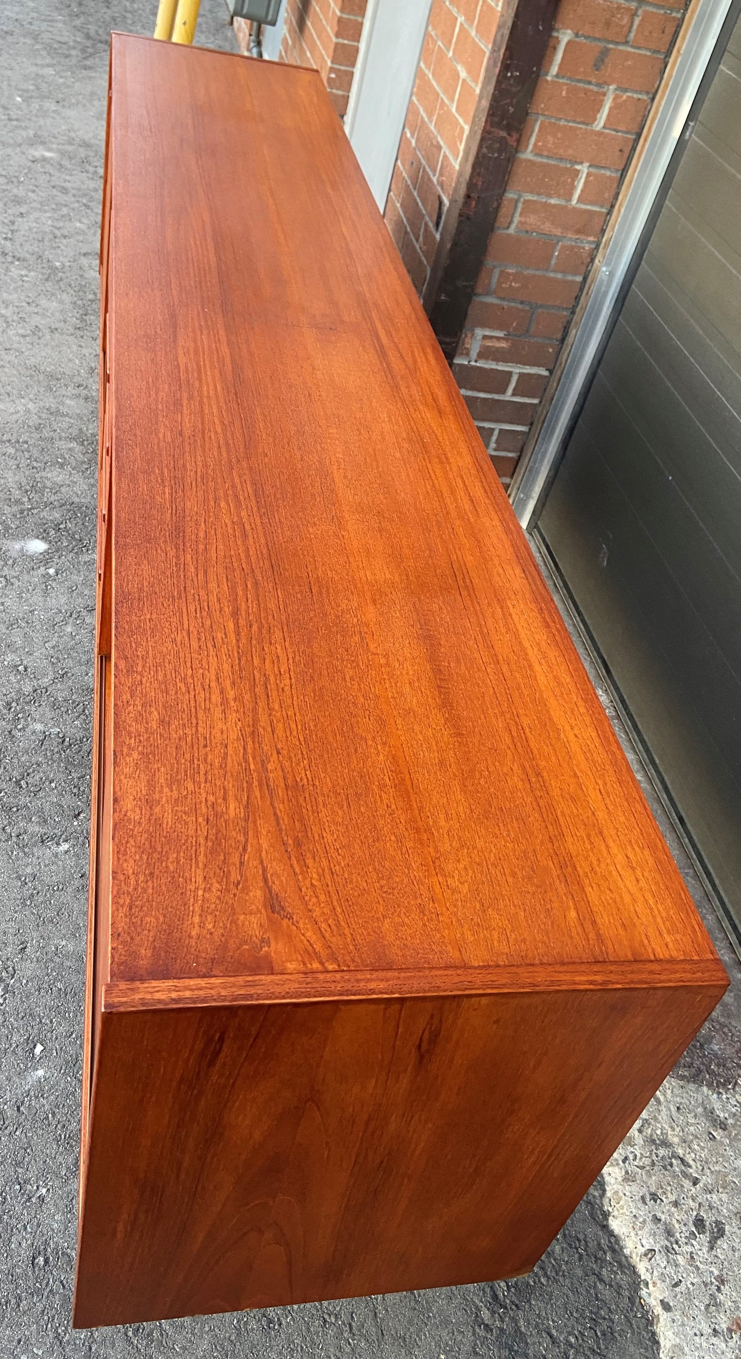 REFINISHED MCM Teak Sideboard GIGANT by Nils Jonnson for TROEDS 87"