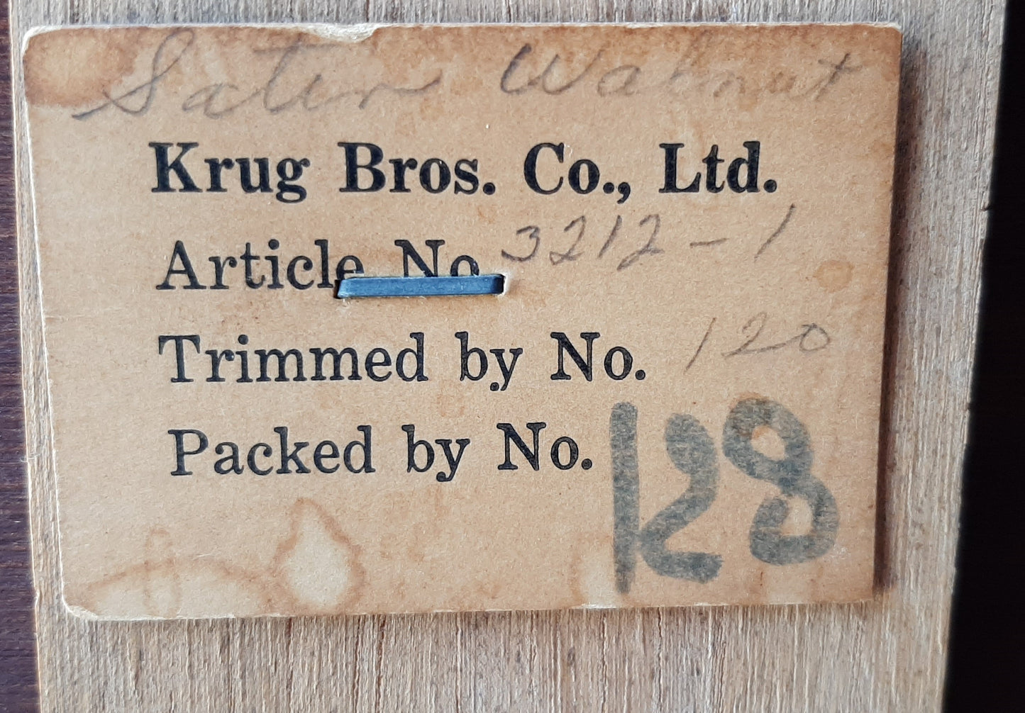 REFINISHED MCM Walnut Sideboard by Krug, 58"