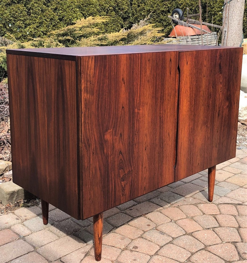 ON HOLD for Patrick **REFINISHED Danish MCM Brazilian Rosewood Cabinet, multiple uses, 39.5" - Mid Century Modern Toronto