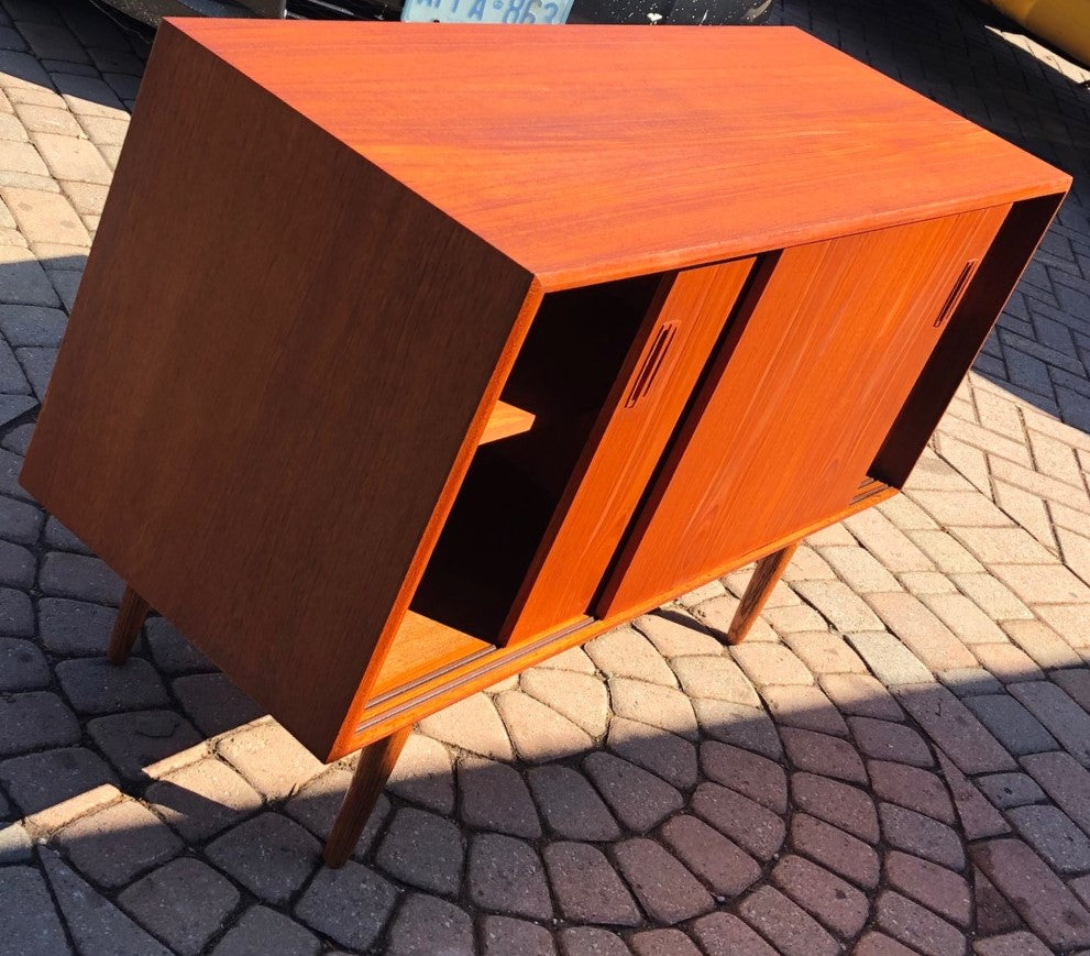 REFINISHED MCM  Teak Buffet Sideboard 48" - Mid Century Modern Toronto