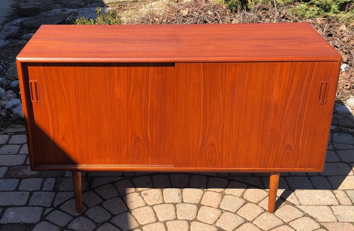 REFINISHED MCM  Teak Buffet Sideboard 48" - Mid Century Modern Toronto