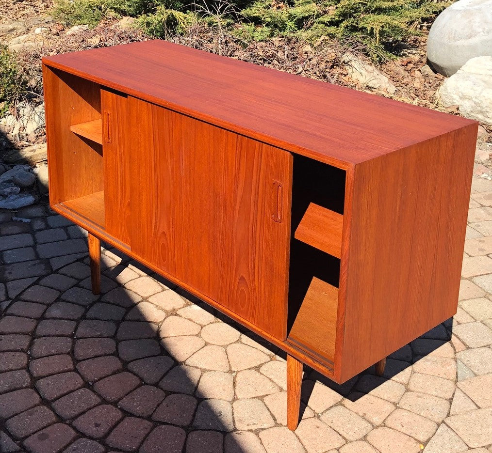 REFINISHED MCM  Teak Buffet Sideboard 48" - Mid Century Modern Toronto