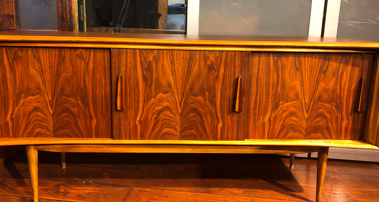REFINISHED Walnut MCM Credenza by Deilcraft 68" PERFECT - Mid Century Modern Toronto