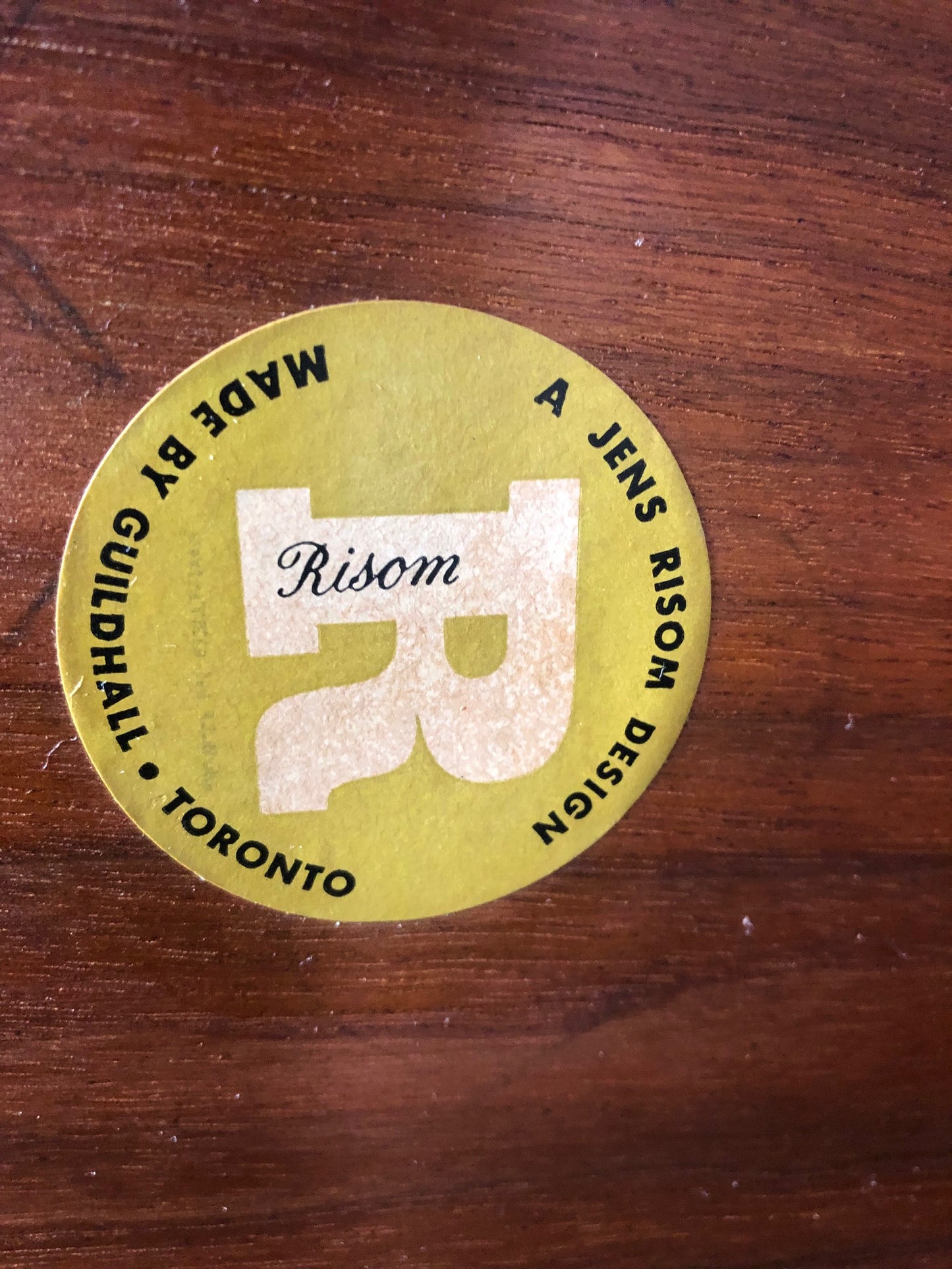 RESERVED FOR Dan McCormick ---REFINISHED MCM Accent Table by Jens Risom, commercial quality, large, PERFECT - Mid Century Modern Toronto