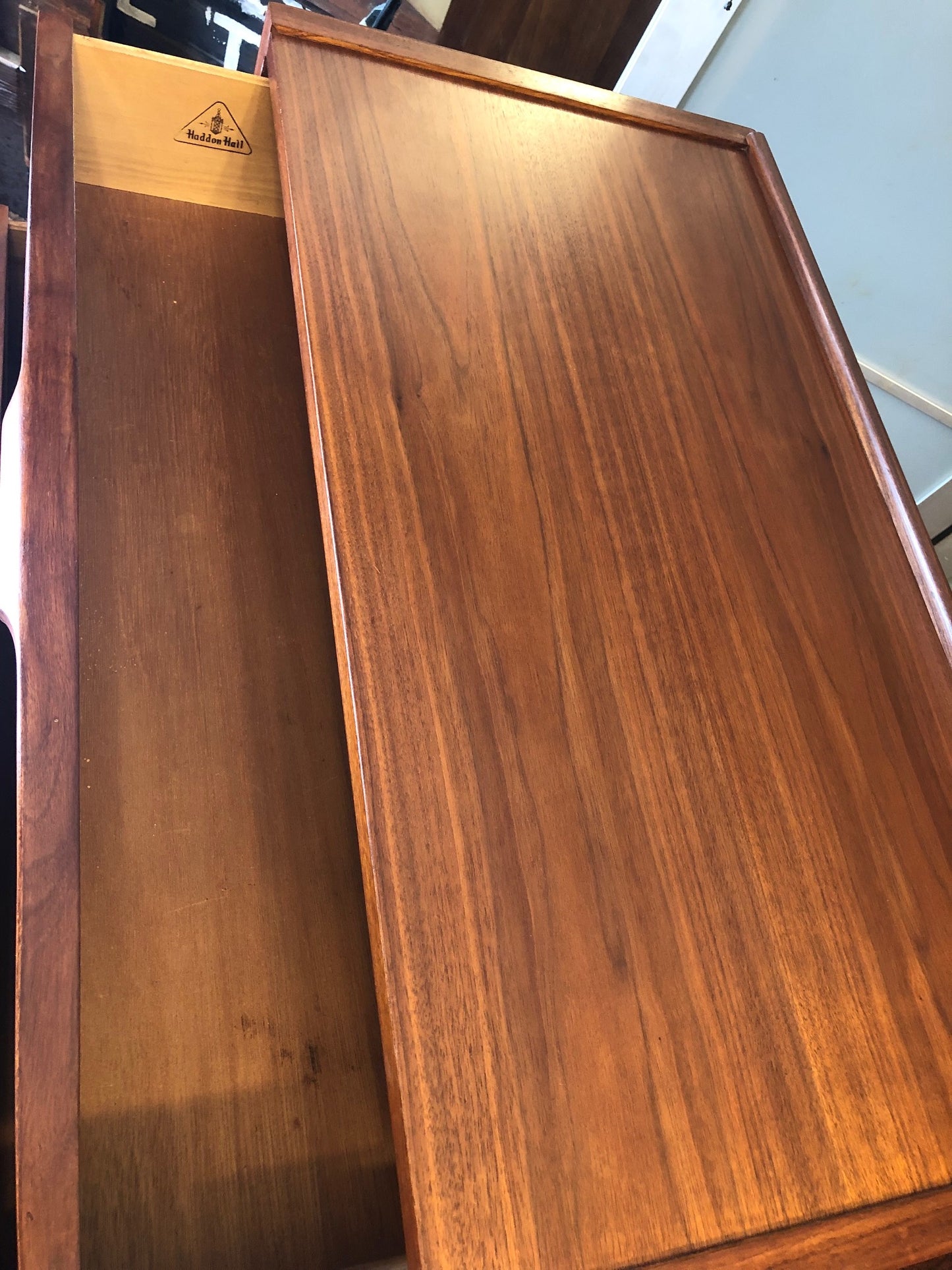 REFINISHED MCM Walnut Highboy Dresser 4 Drawers PERFECT - Mid Century Modern Toronto