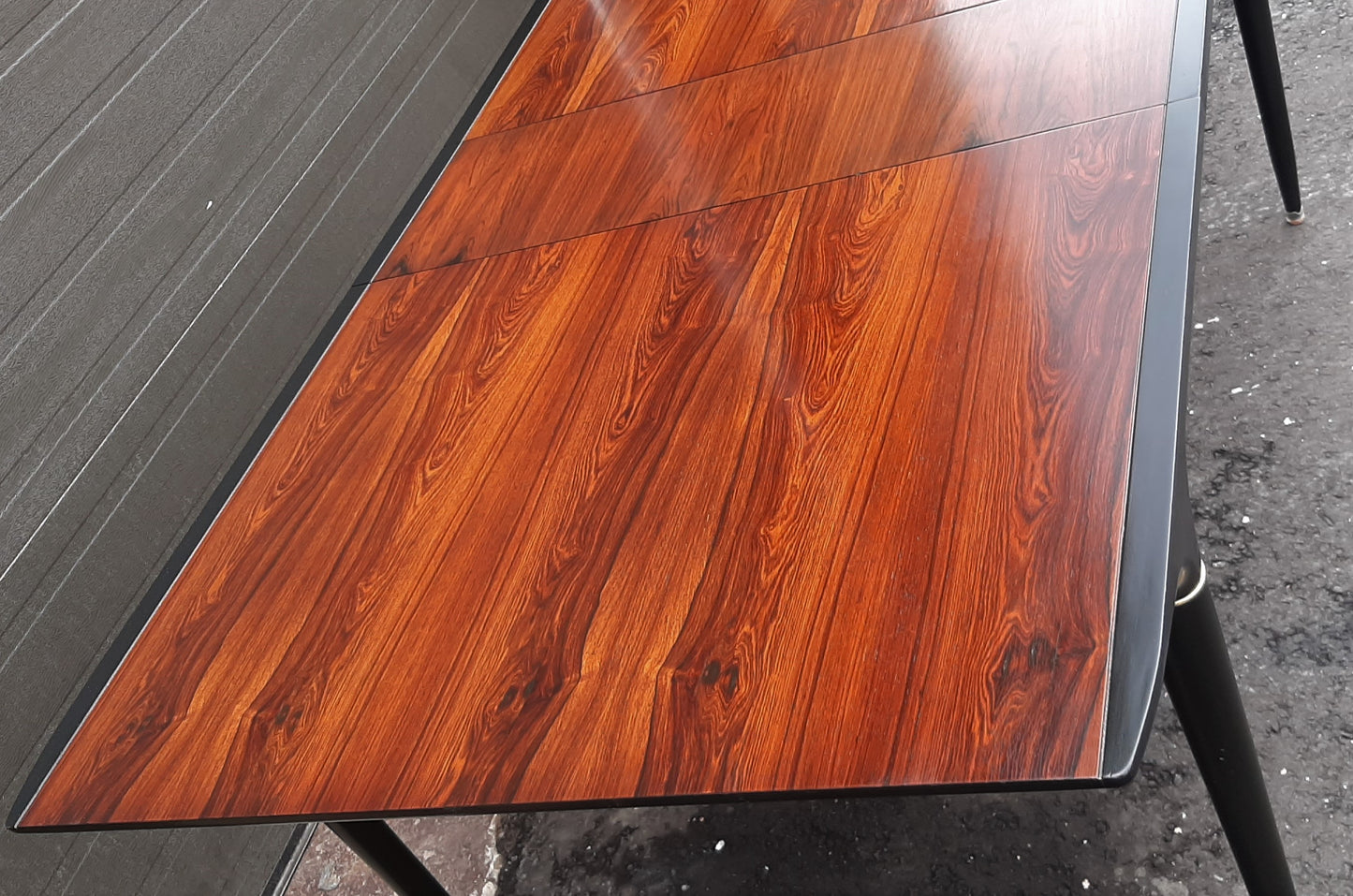 Rare MCM Rosewood Dining Table w 1 leaf 60" -72", "Cortina" by Svante Skogh - Mid Century Modern Toronto