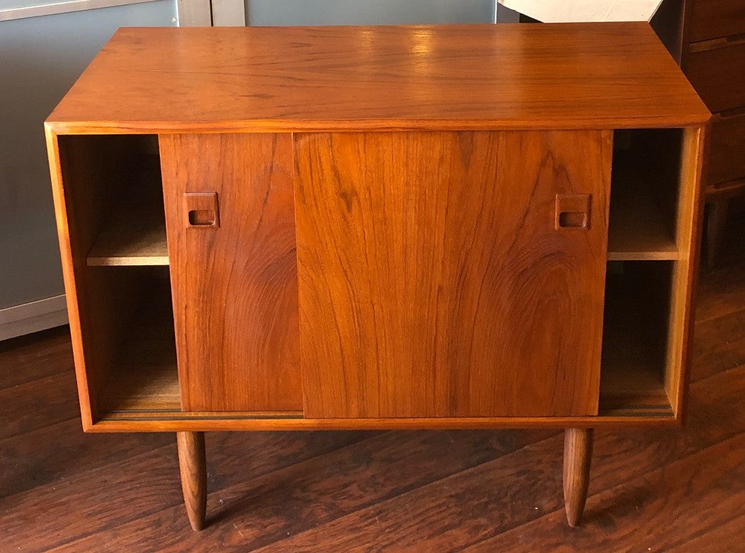 REFINISHED MCM  Teak Buffet Sideboard Console compact 36" PERFECT - Mid Century Modern Toronto