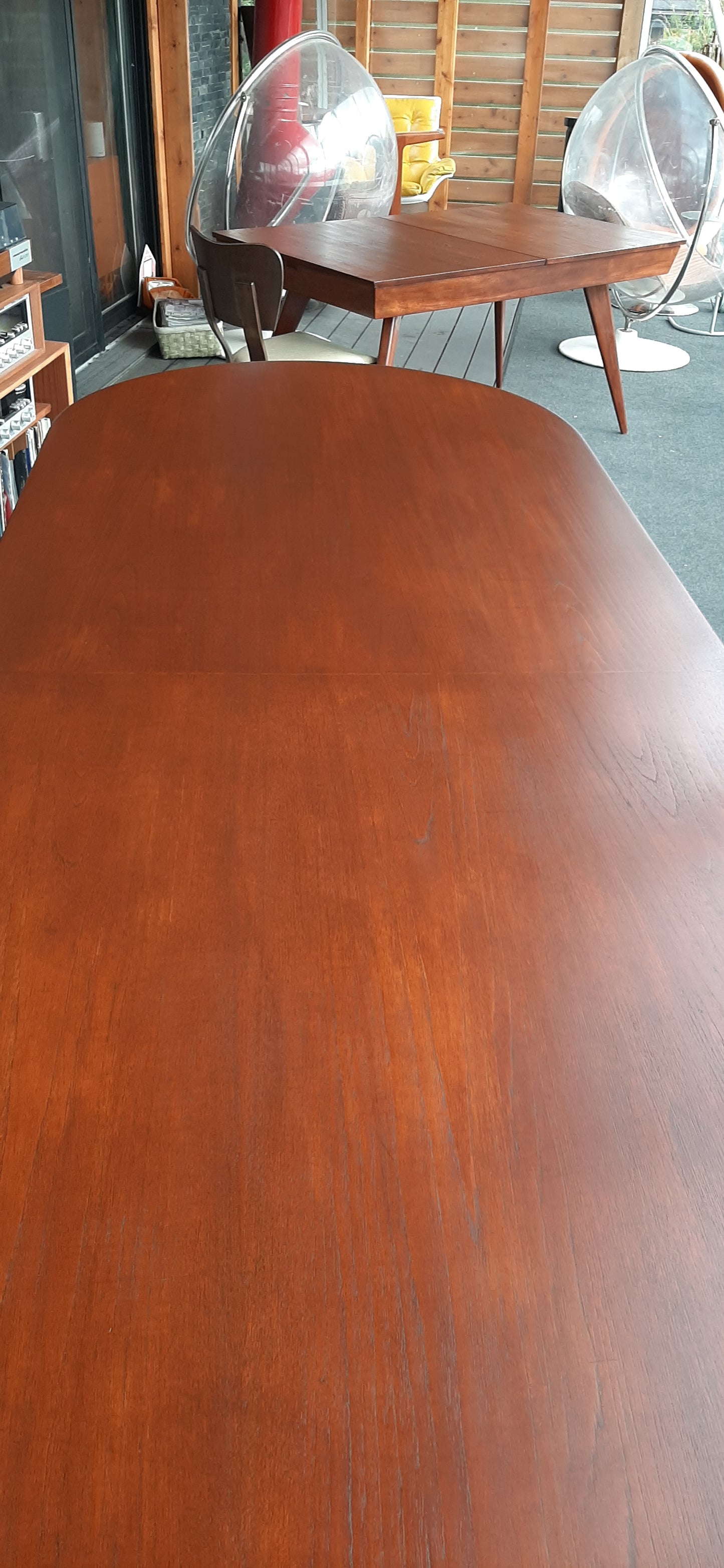 REFINISHED Unique Danish MCM Teak Table Dining or Boardroom -10 ft - Super Sale! - Mid Century Modern Toronto