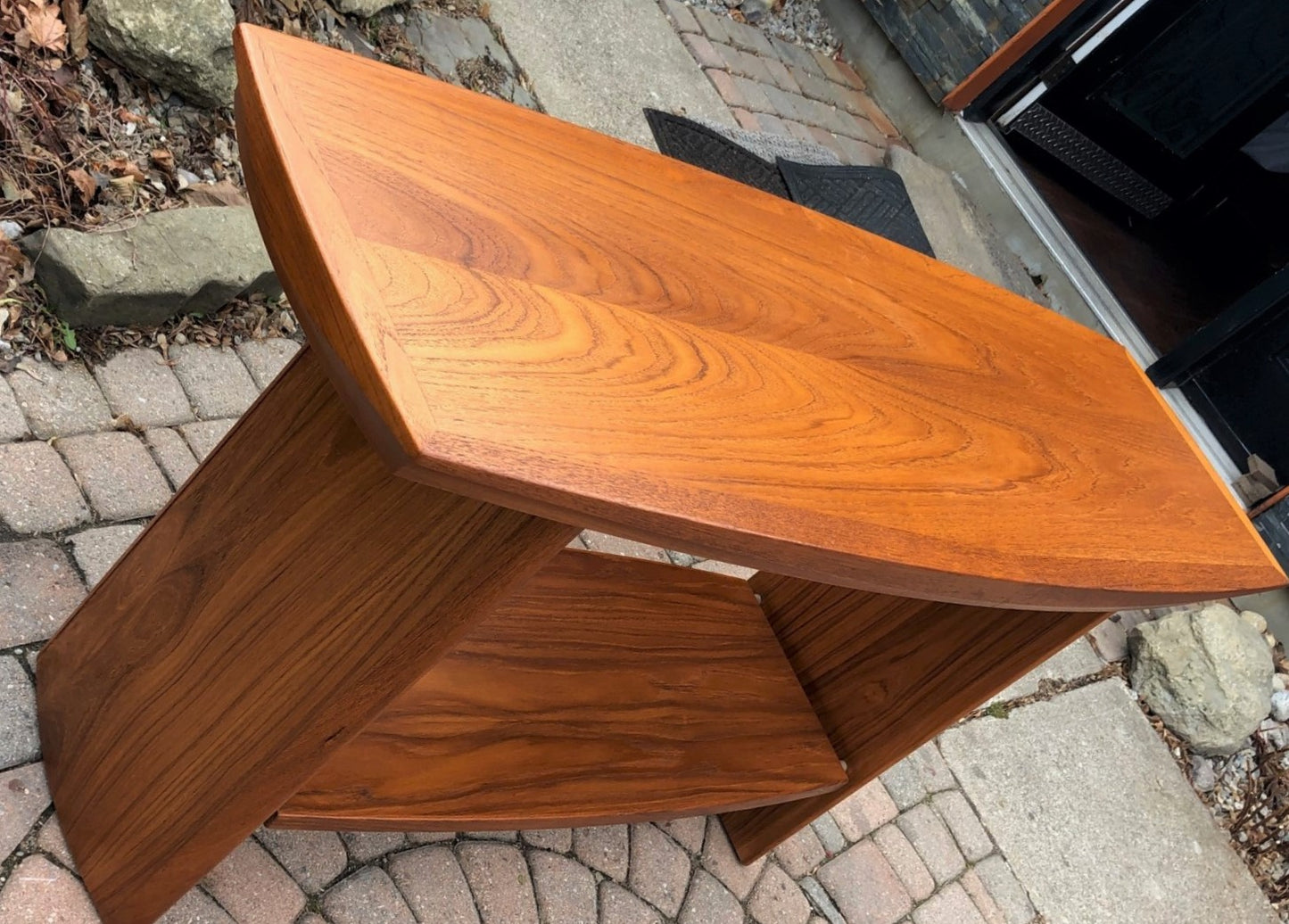 RESERVED for K. ***Danish MCM Pedersen & Hansen Solid Teak Mirror and Console Table,  PERFECT - Mid Century Modern Toronto