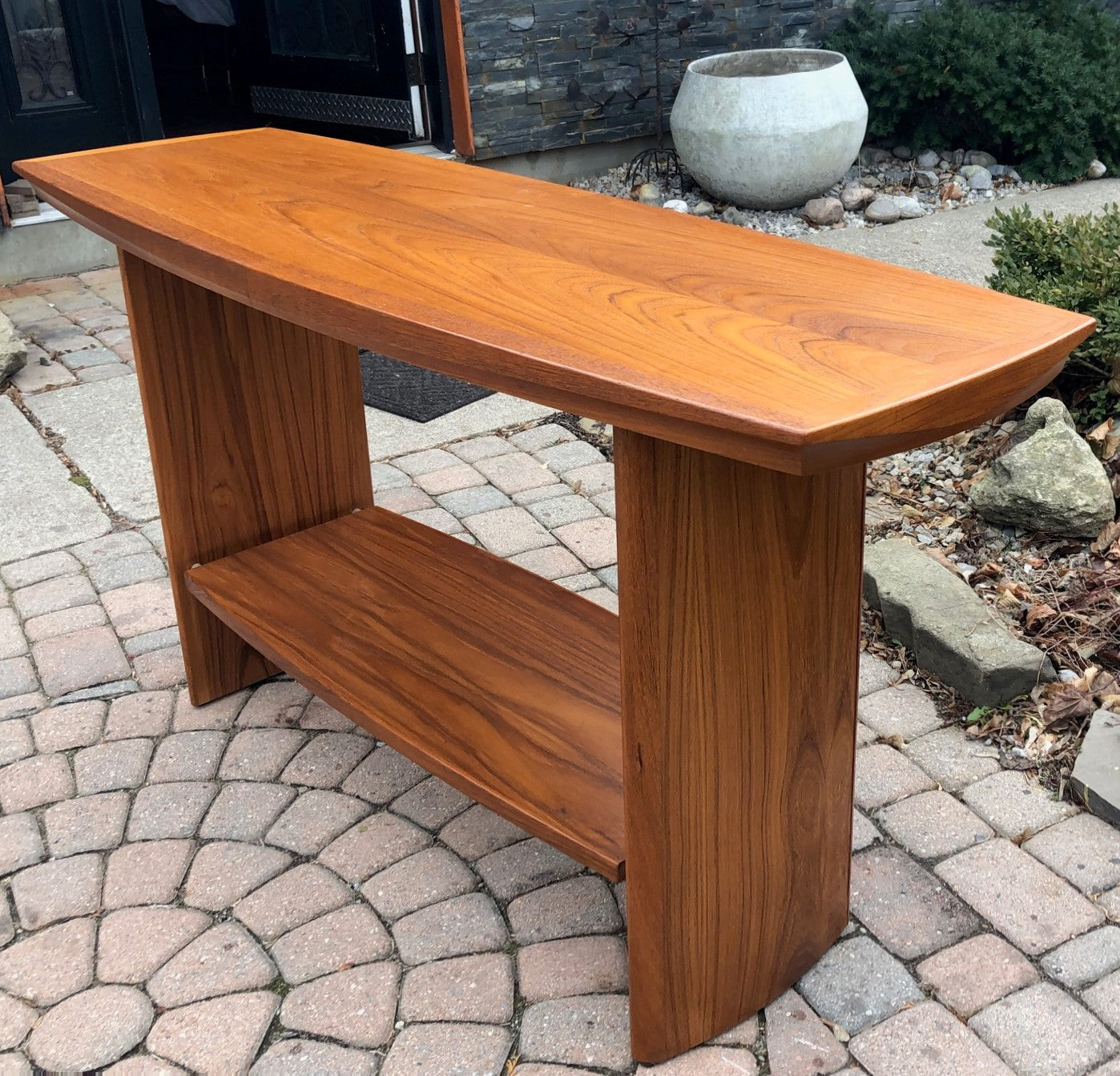 RESERVED for K. ***Danish MCM Pedersen & Hansen Solid Teak Mirror and Console Table,  PERFECT - Mid Century Modern Toronto