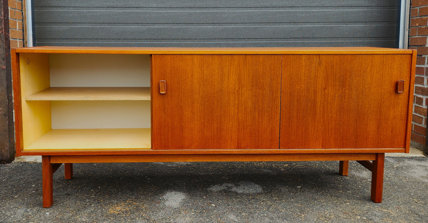 REFINISHED Midcentury Teak Sideboard by N. Jonnson for TROEDS 74"